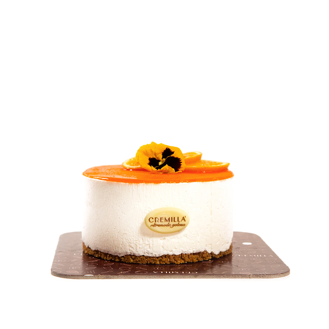 Cheesecake arancia, mandarino e noci